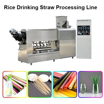 Single Screw Extruder Macaroni Pasta Degradable Drinking Straw Processing Line Making Machine